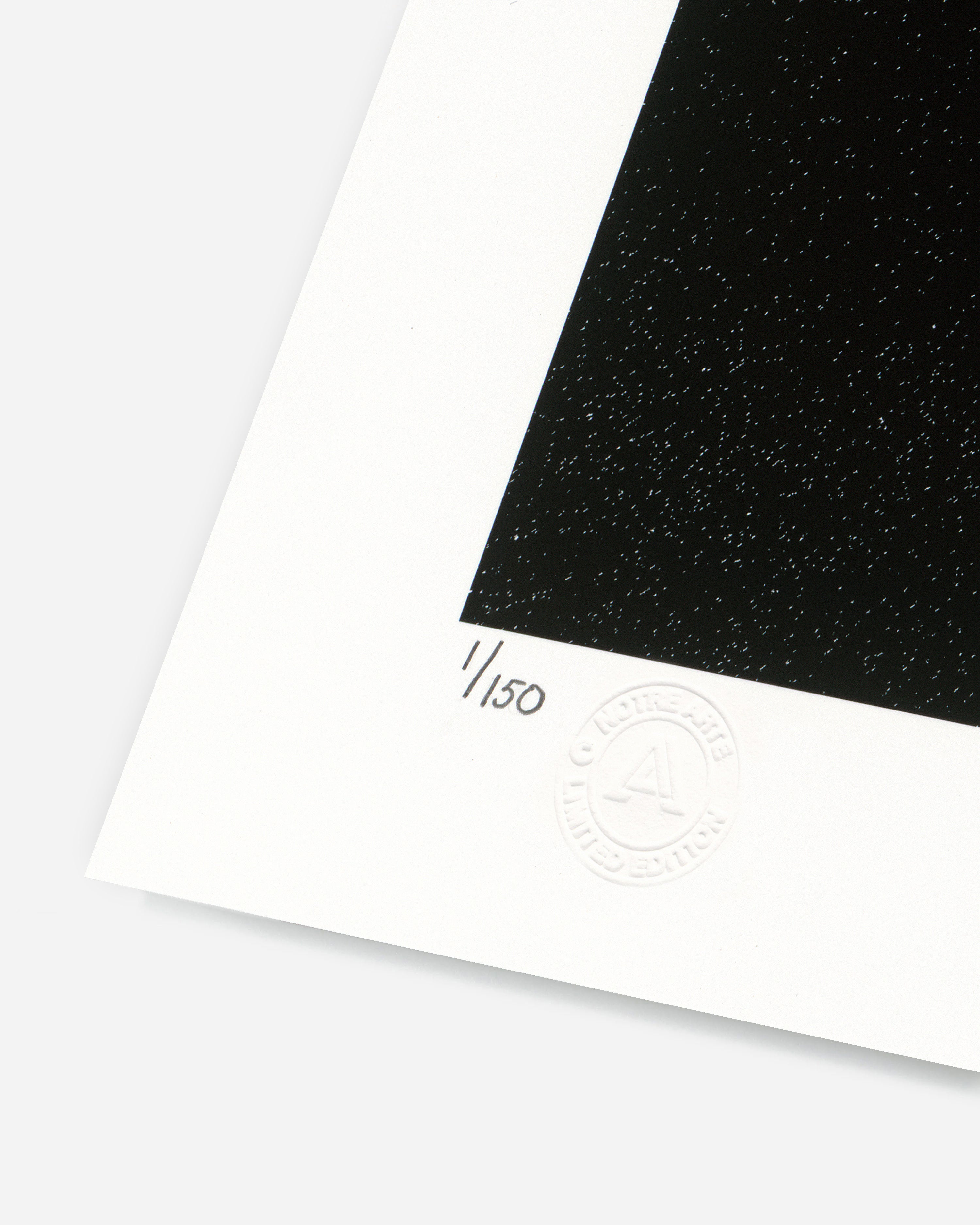 Numbered edition detail of Abyss by Adolf Vatnikaj