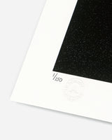 Numbered edition detail of Abyss by Adolf Vatnikaj