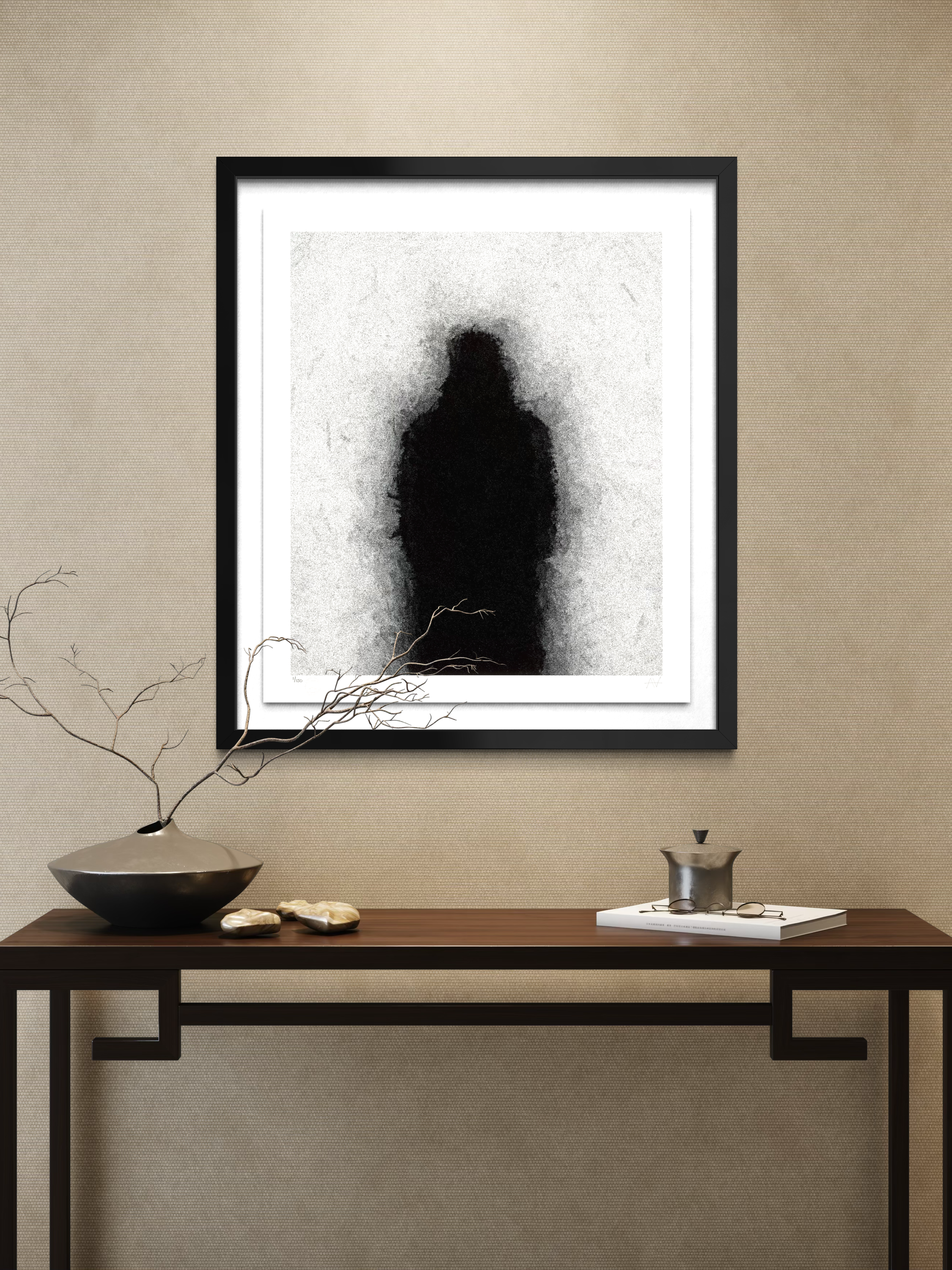 Anima by Adolf Vatnikaj displayed as a framed art print in an interior