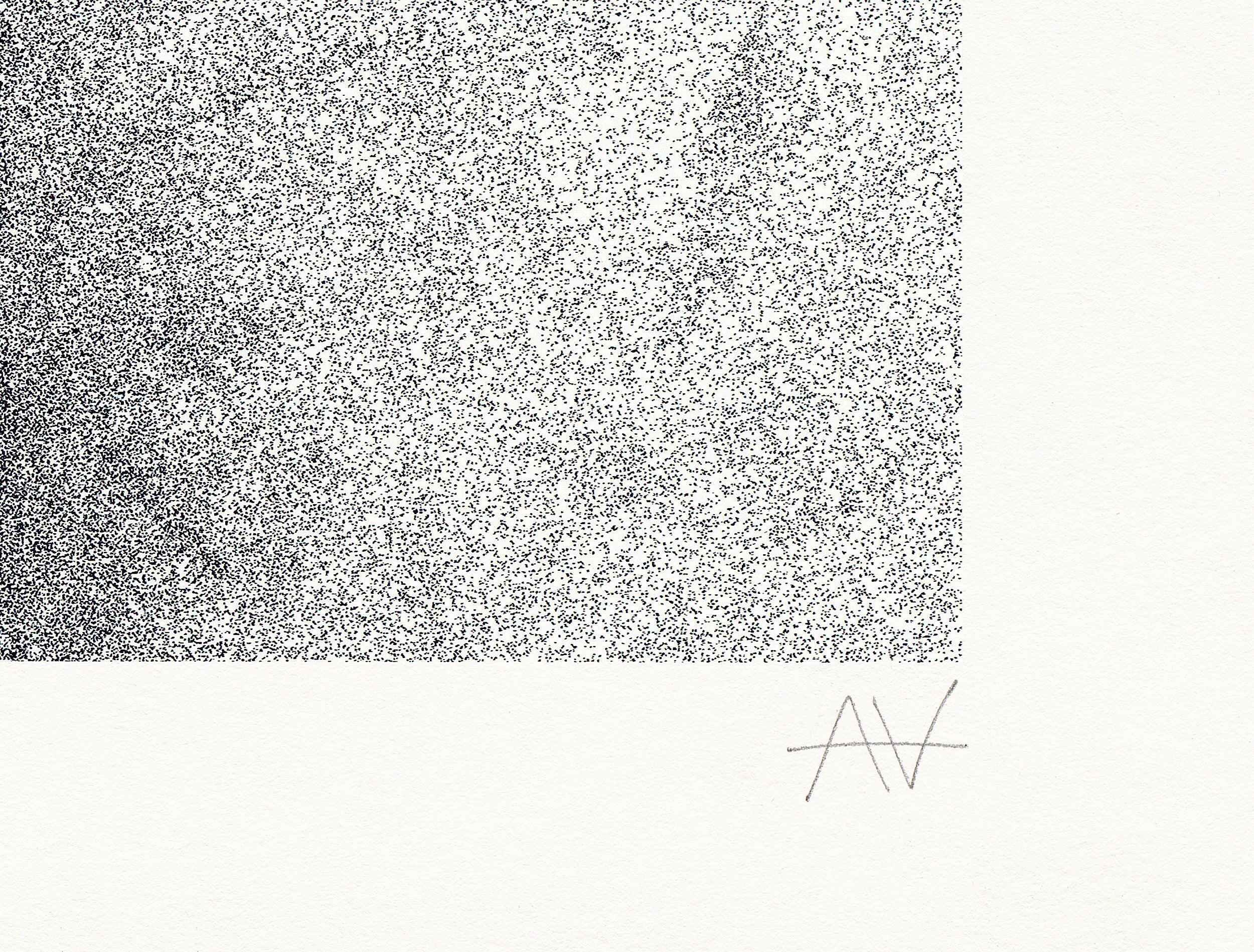 Artist signature on Anima limited edition print by Adolf Vatnikaj