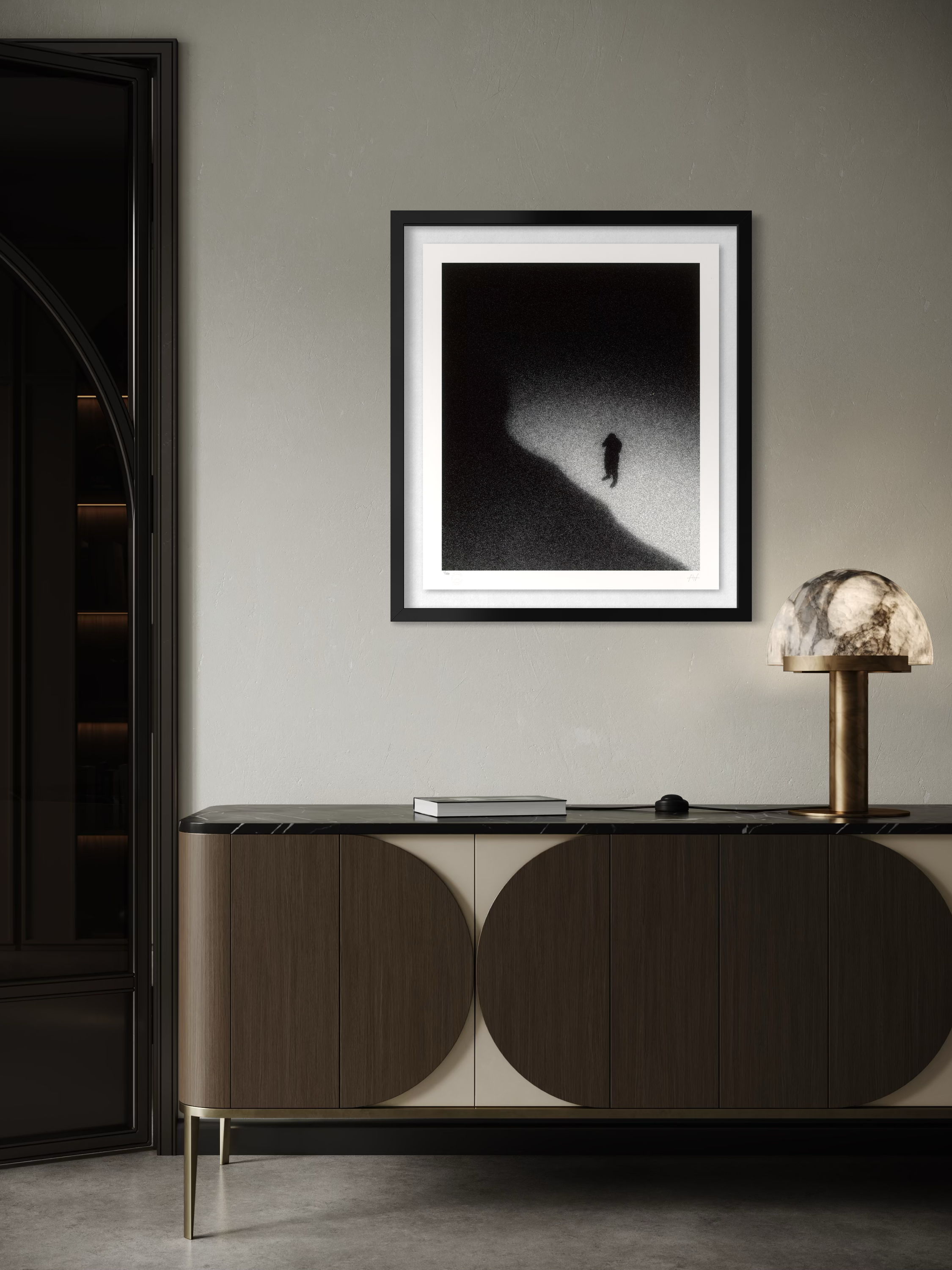 Everything in Between by Adolf Vatnikaj displayed as a framed art print in an interior