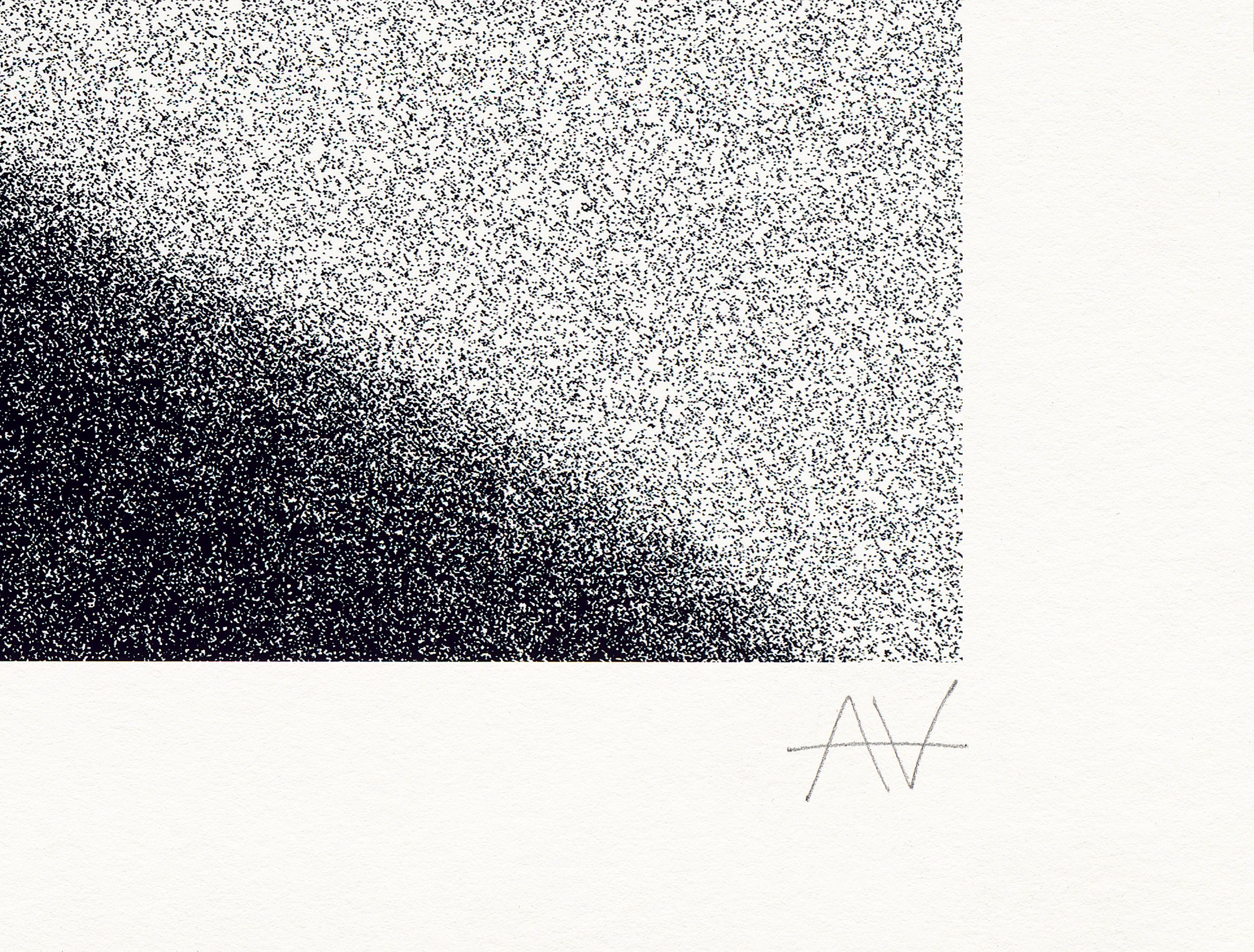 Artist signature on Everything in Between limited edition print by Adolf Vatnikaj