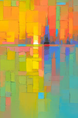 Detail photograph of HORIZON by Jason Anderson limited edition textured print