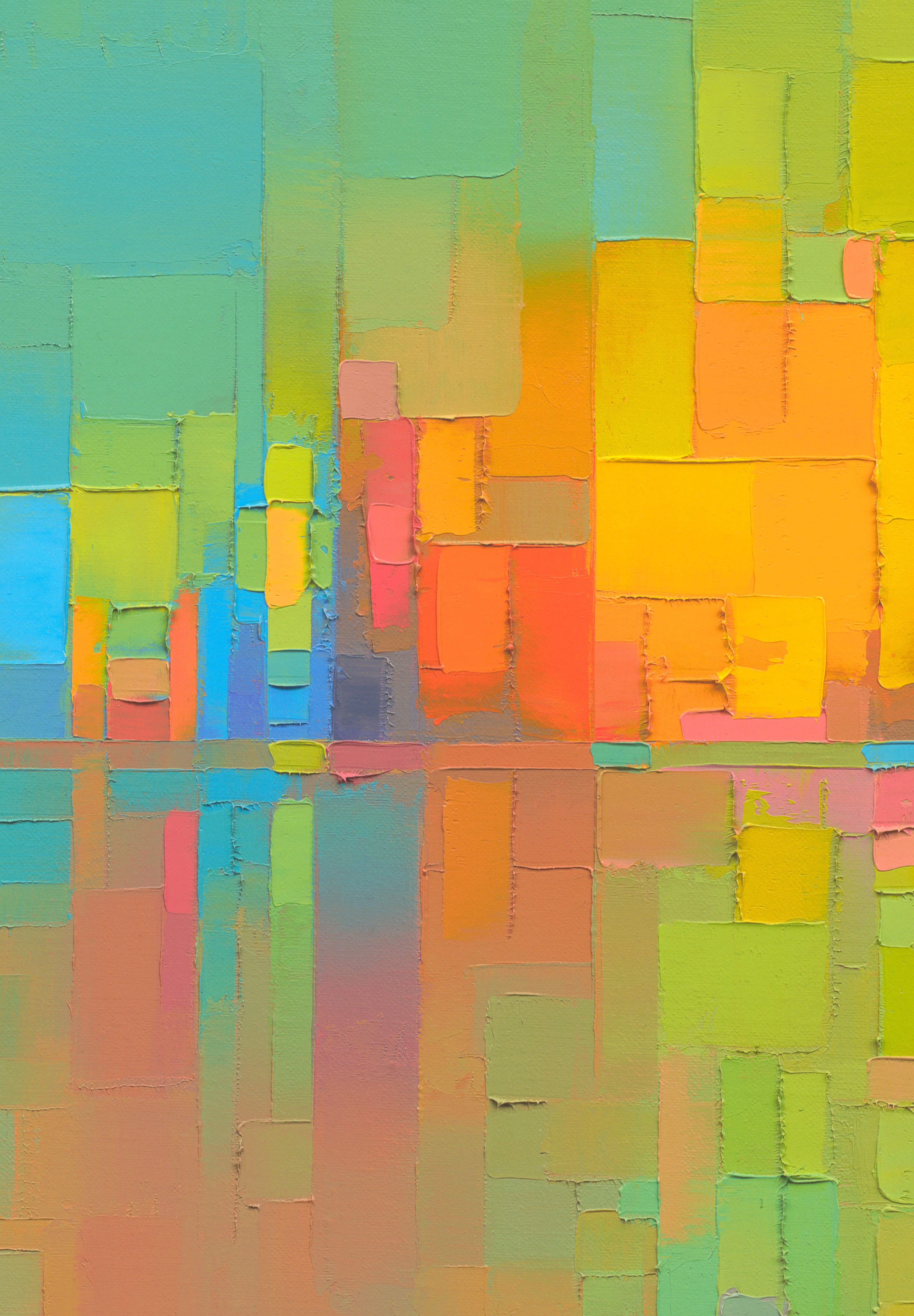 Close-up detail of HORIZON by Jason Anderson showing artwork texture and colour