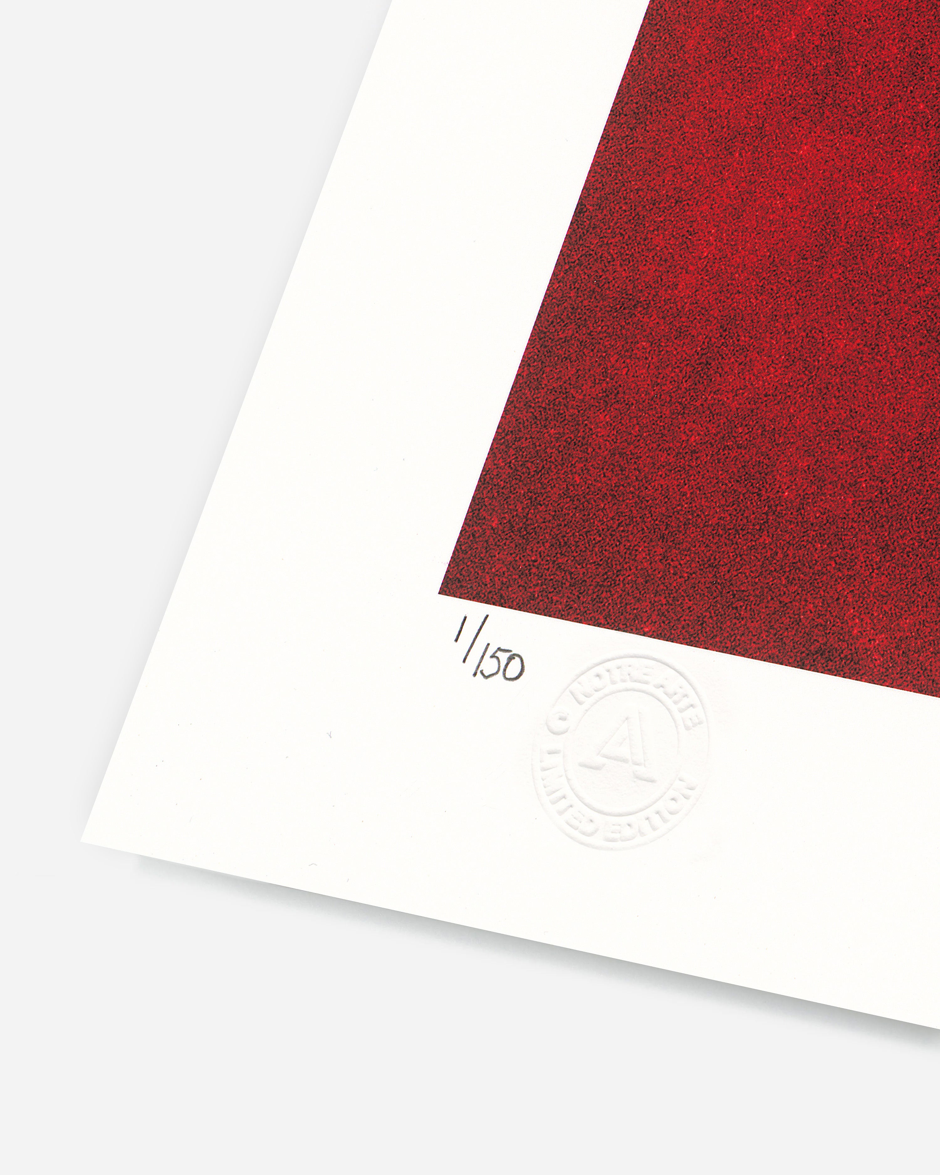 Numbered edition detail of Outsider by Adolf Vatnikaj