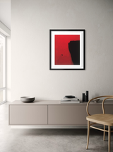 Outsider by Adolf Vatnikaj displayed as a framed art print in an interior