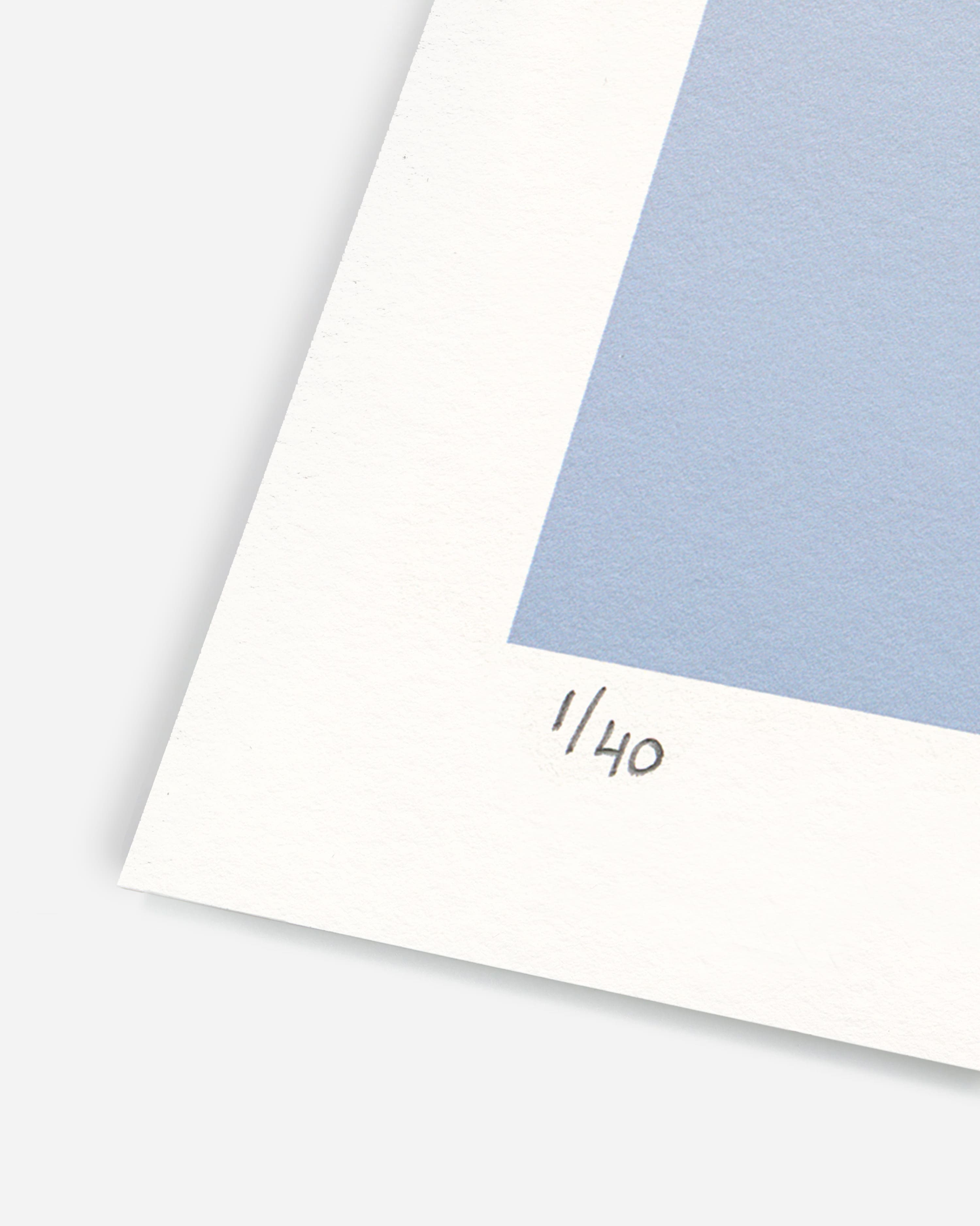 Numbered edition detail of Pure Energy by Jordan Tran Kean