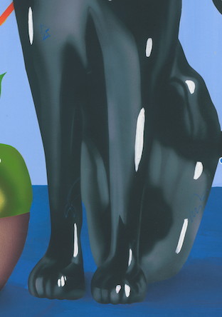 Detail view of Reflection by Sabek limited edition art print