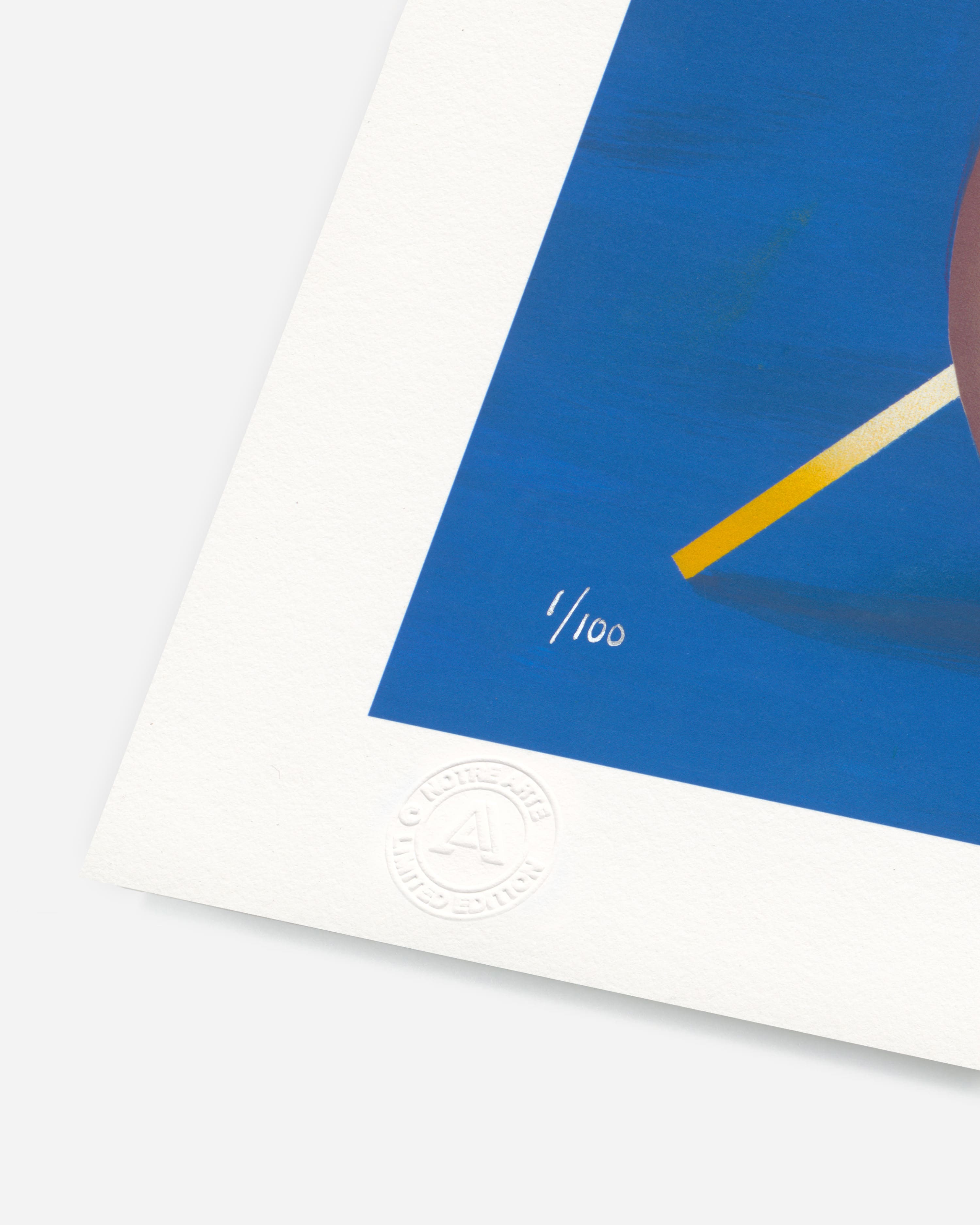 Numbered edition detail of Reflection by Sabek