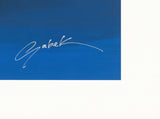 Artist signature on Reflection limited edition print by Sabek