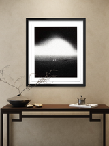 Unsaid by Adolf Vatnikaj displayed as a framed art print in an interior