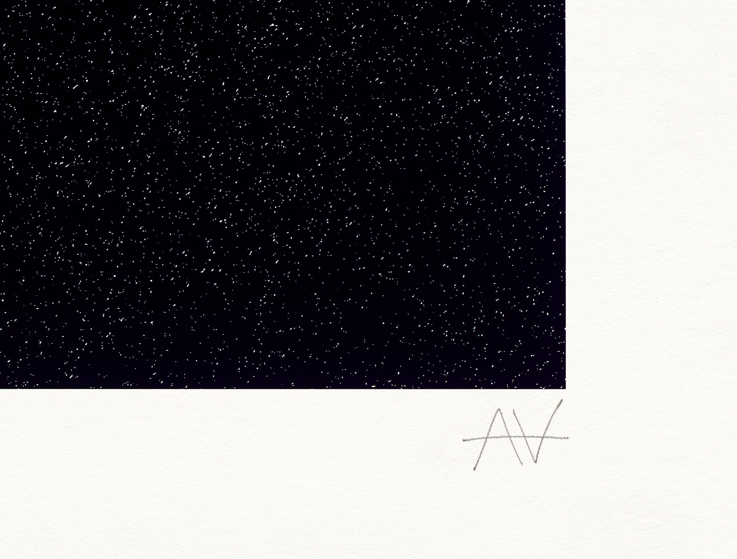 Artist signature on Unsaid limited edition print by Adolf Vatnikaj